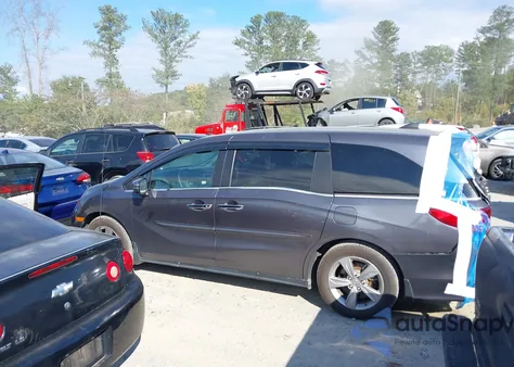 2018 Honda Odyssey Ex-L из США, поврежденный, VIN 5FNRL6H7XJB049924